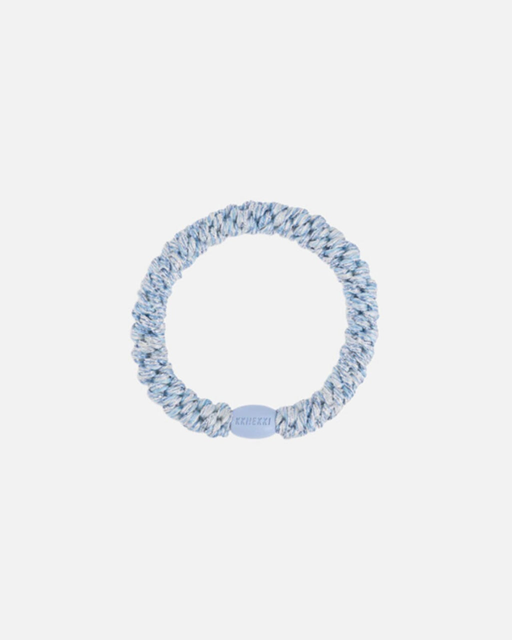 Kknekki Hårstrikk Glitter - Sparkling Blue Glitter