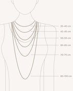 Maria Black Kjede DAD 55 cm Necklace  - Silver