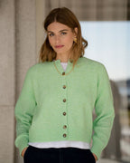 FLOYD Strikket Cardigan Annvei - Island Green