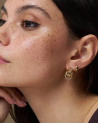 Orelia Øredobber Fine - Pale Gold