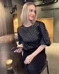 FLOYD Topp Anima Polka - Black