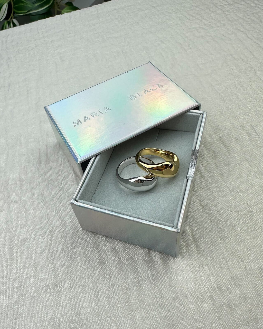 Maria Black Ring Tryvann - Silver
