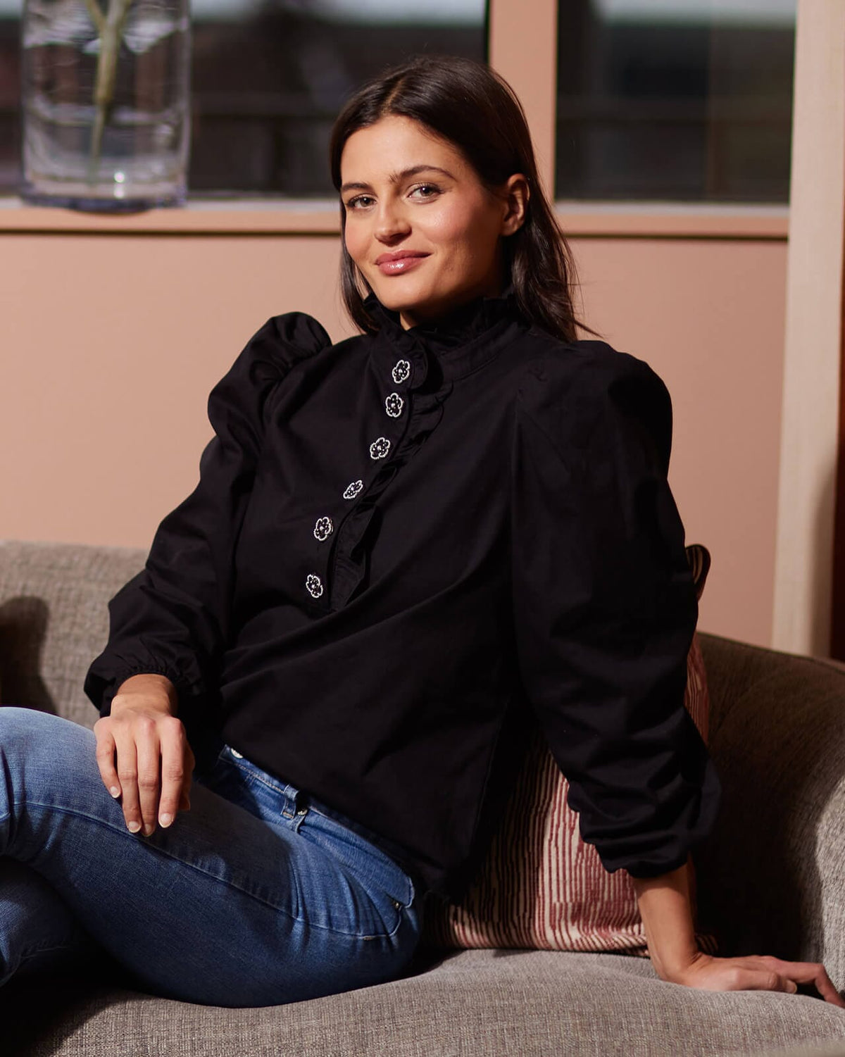 FLOYD Bluse Vanda - Black