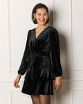 FLOYD Kjole Diane Velvet - Black