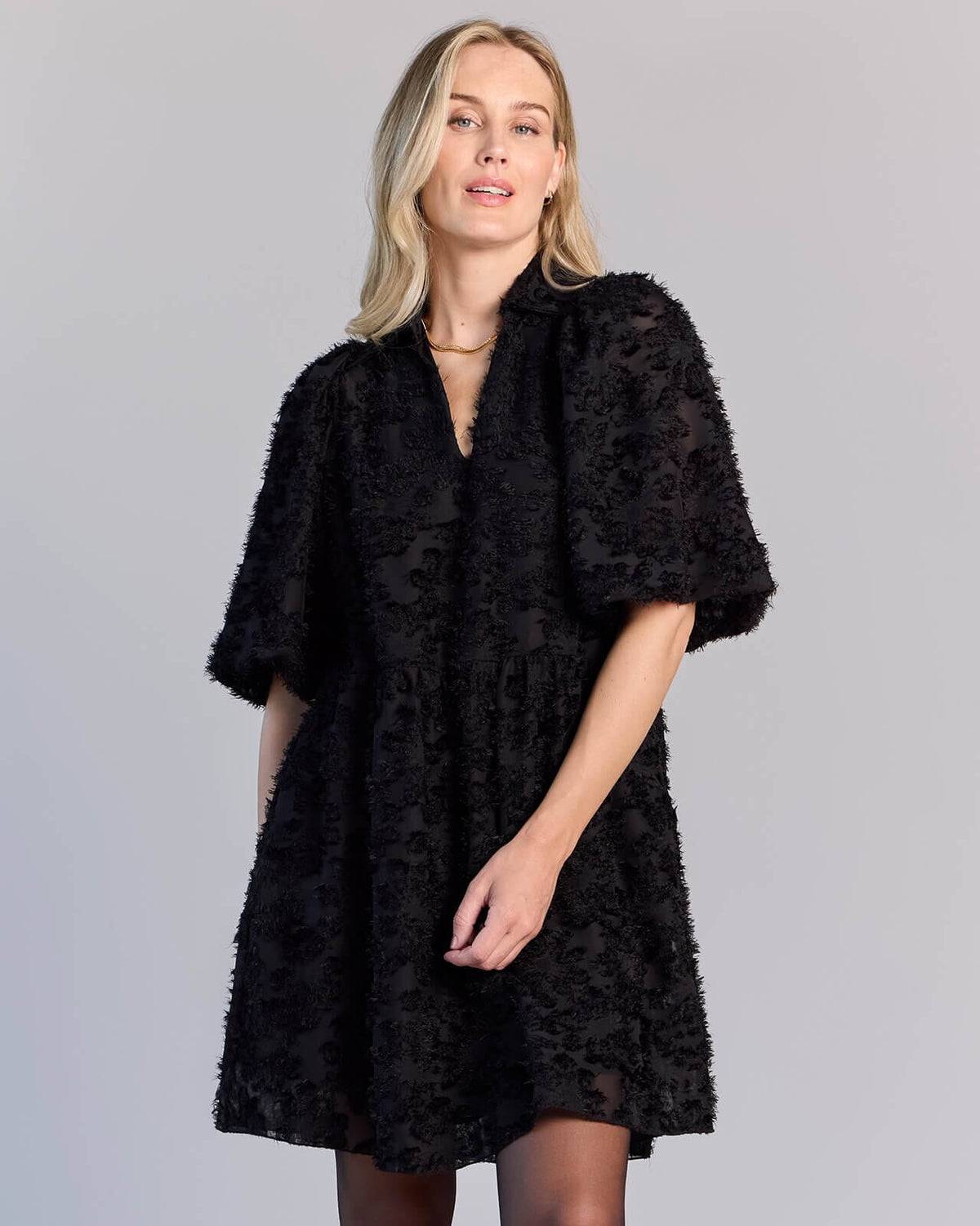 FLOYD Kjole Larina Floss - Black