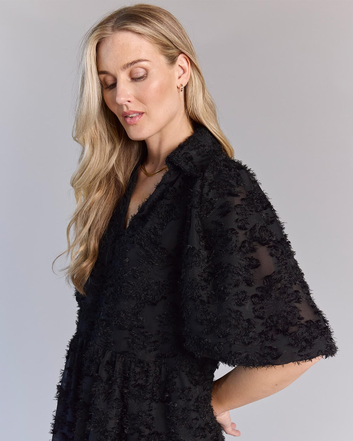 FLOYD Kjole Larina Floss - Black