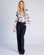 FLOYD Dressbukse Alana Straight YW24 - Navy