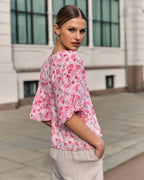 FLOYD Topp Lanisa Flower - Pink