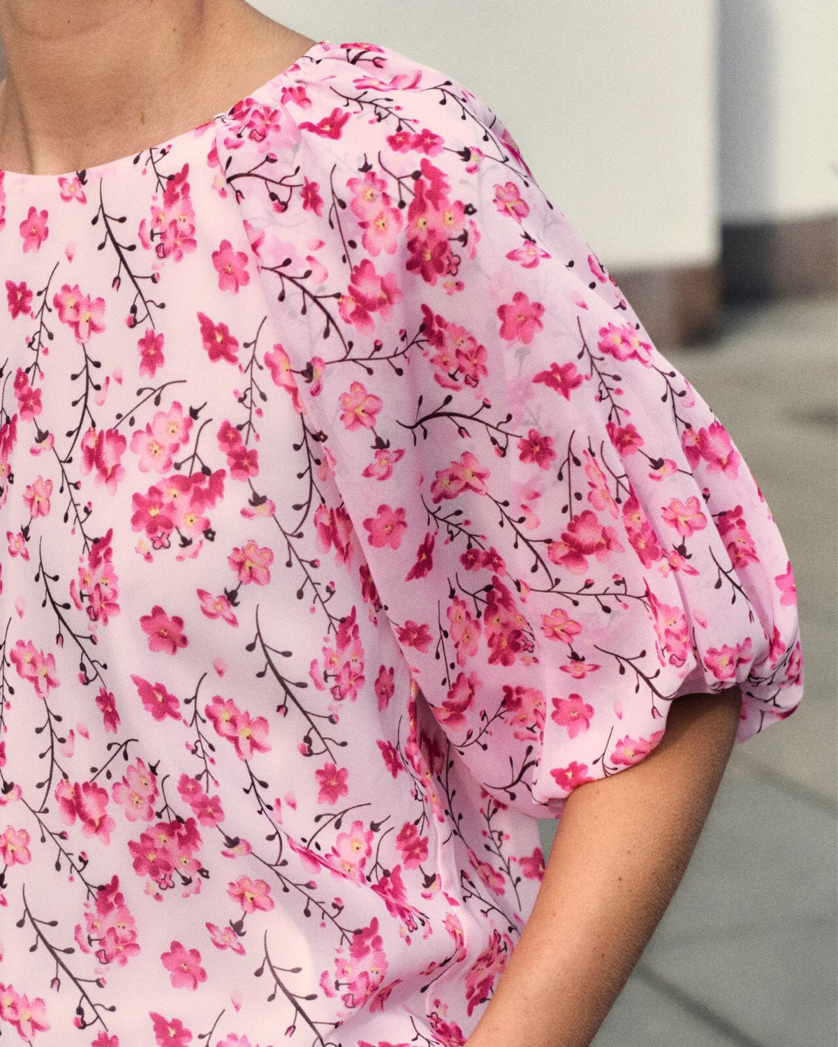 FLOYD Topp Lanisa Flower - Pink