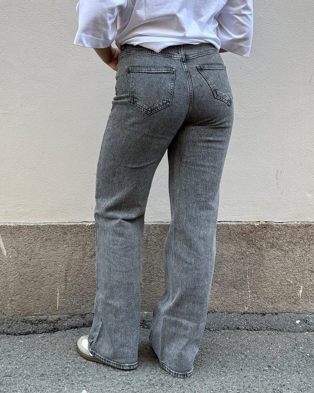 VERO MODA Jeans Tessa HR Wide RA206 - Medium Grey Denim
