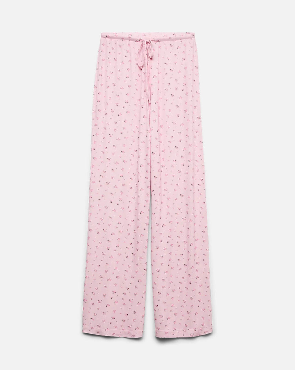 VERO MODA Bukse Esther AOP HW Loose - Pink-A-Boo/ Ditte Flower
