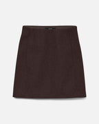 VERO MODA Skjørt Fortune Allison HW Short Skirt GA - Chocolate Torte/ Melange