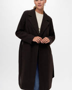 VERO MODA Kåpe Fortuneaya Long Coat - Chocolate Torte