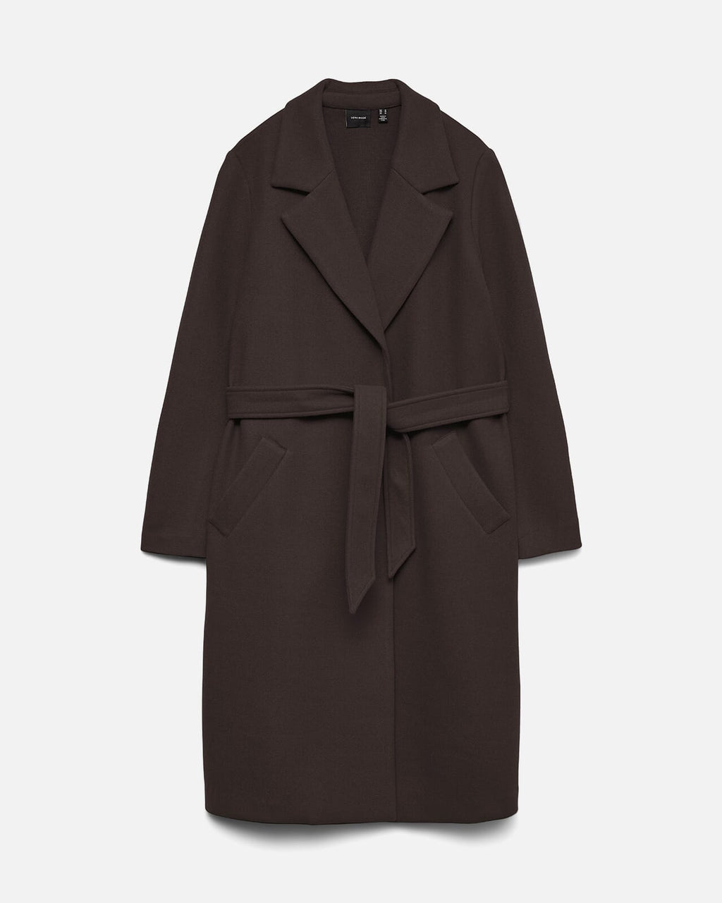 VERO MODA Kåpe Fortuneaya Long Coat - Chocolate Torte