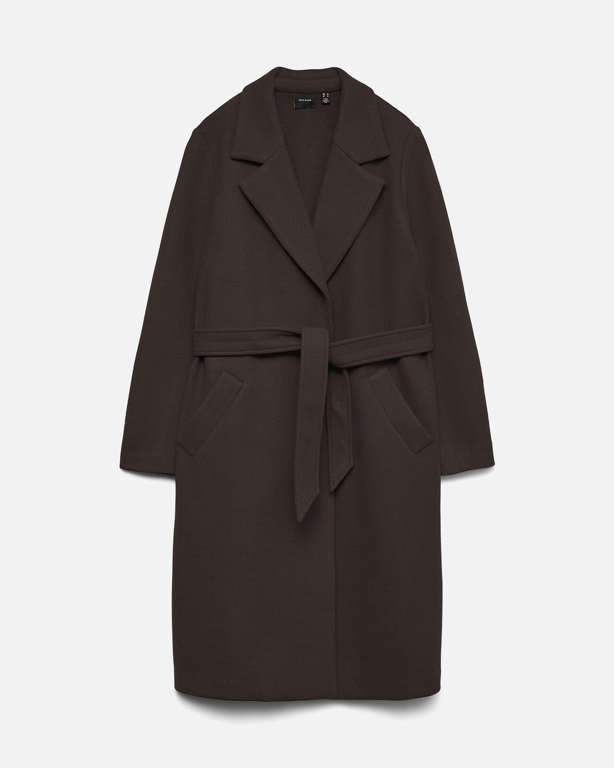 VERO MODA Kåpe Fortuneaya Long Coat - Chocolate Torte