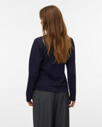 VERO MODA Cardigan Bekka LS V-Neck - Navy Blazer