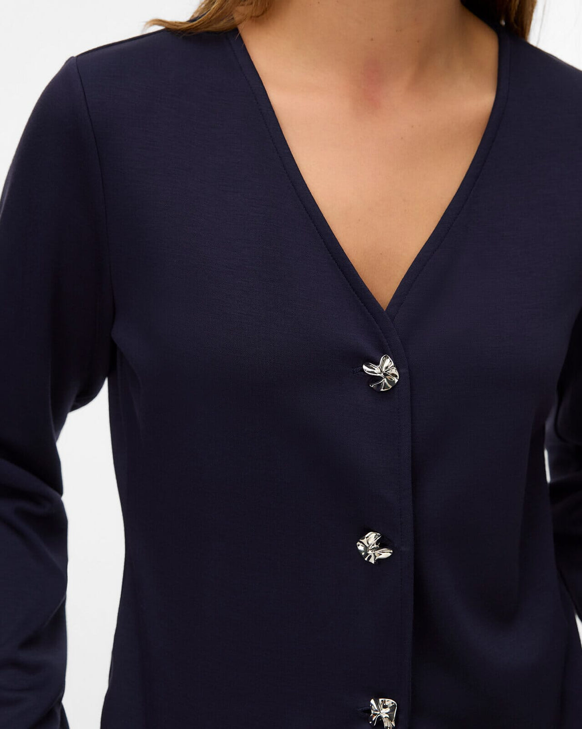 VERO MODA Cardigan Bekka LS V-Neck - Navy Blazer