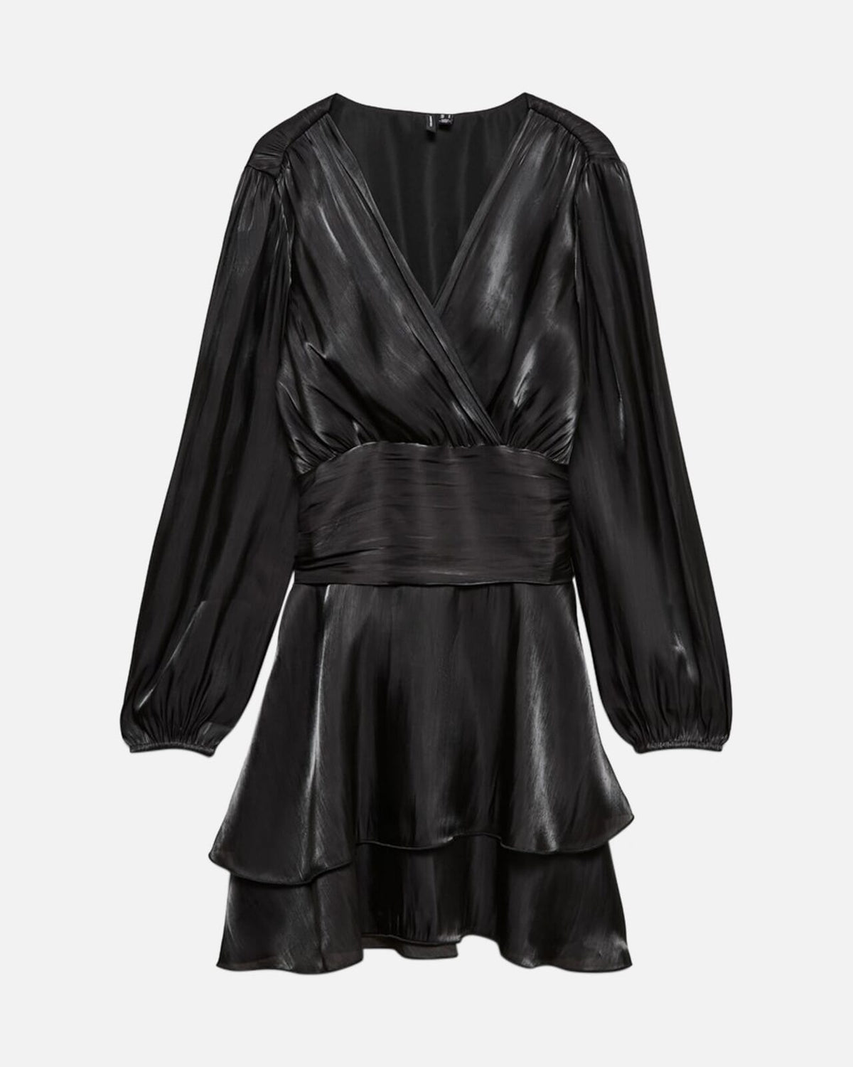 VERO MODA Kjole Polly LS Short - Black