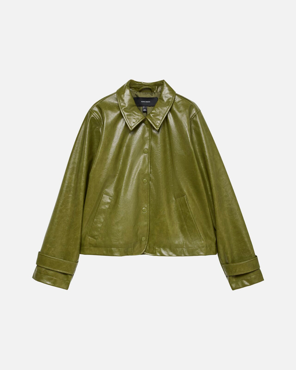 VERO MODA Skinnjakke Dash Short Coated - Sphagnum
