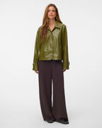 VERO MODA Skinnjakke Dash Short Coated - Sphagnum