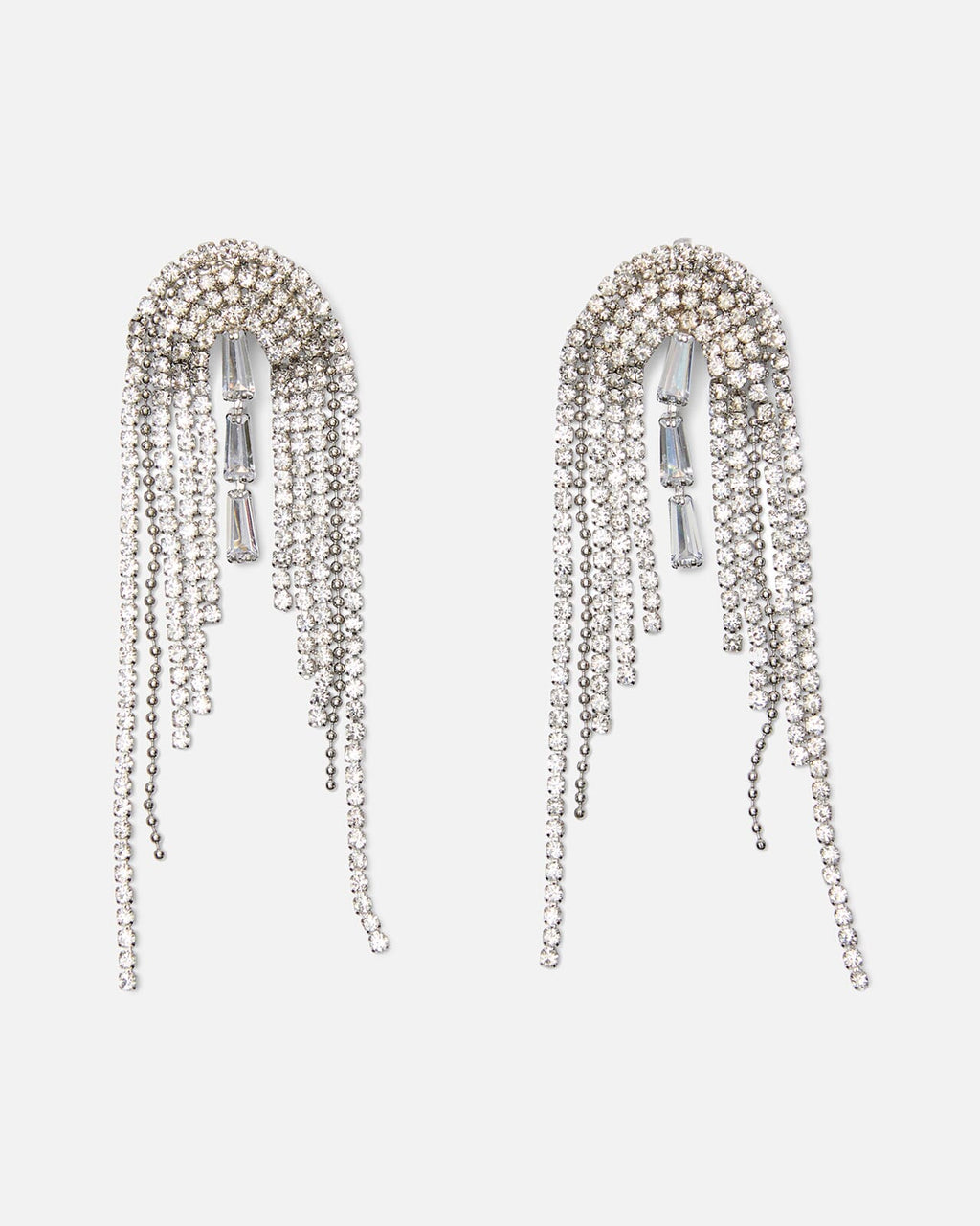 VERO MODA Øredobber Ally Long Earring - Silver