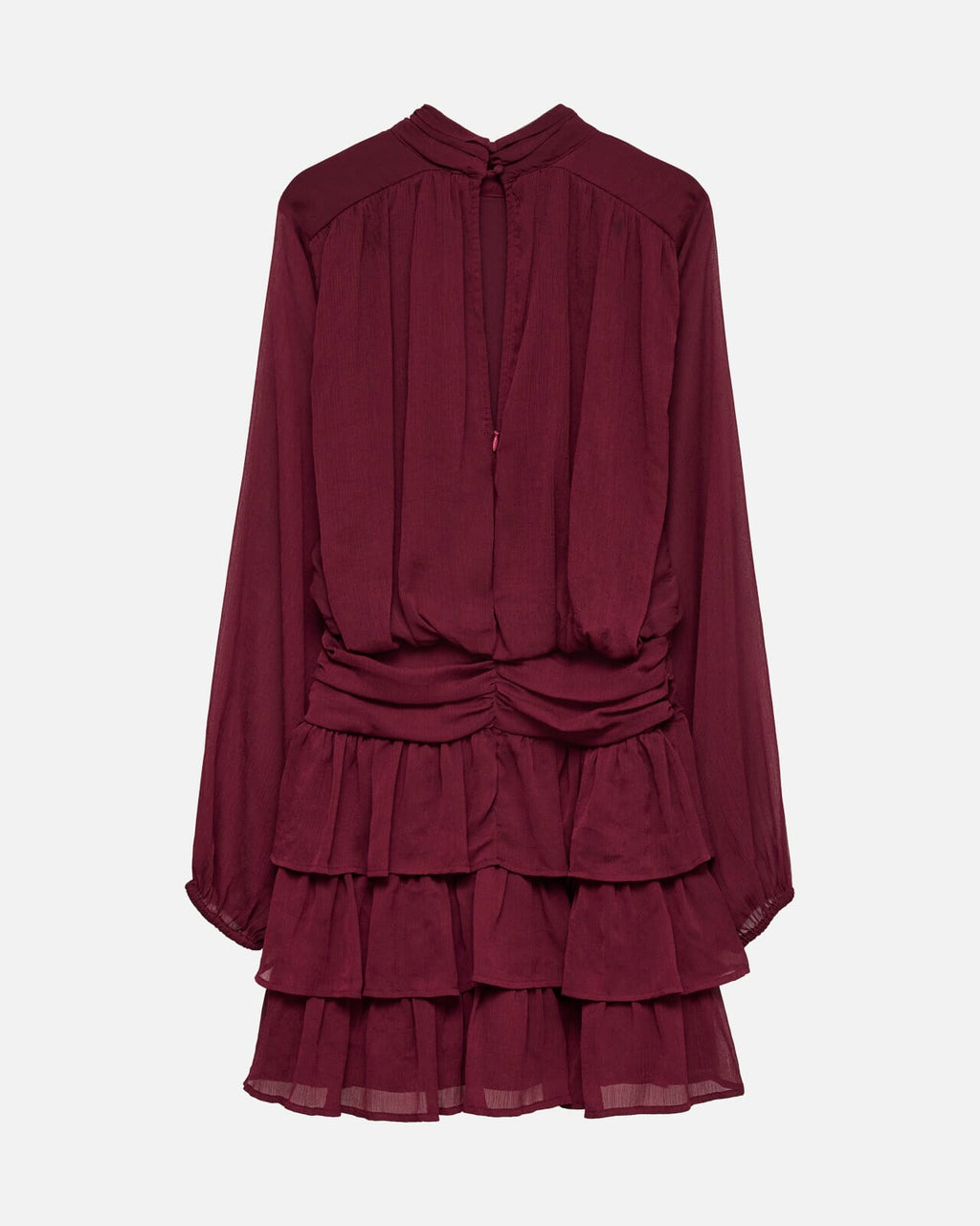 VERO MODA Kjole Stella LS Short - Windsor Wine