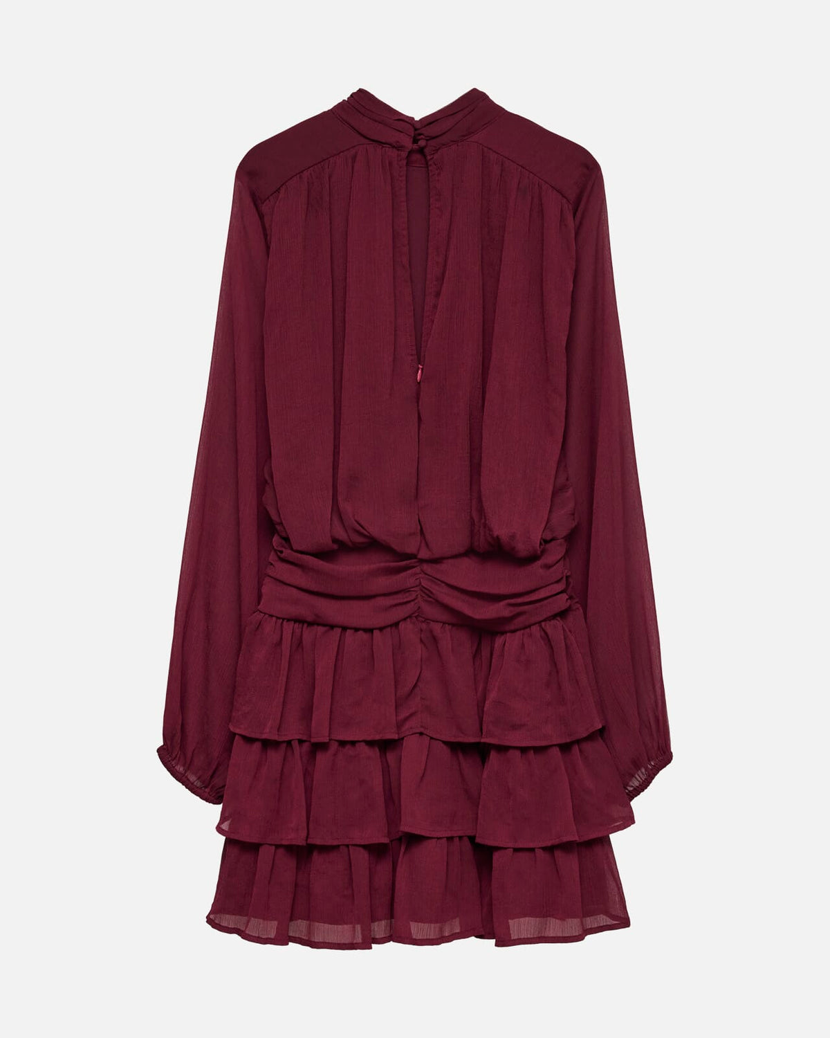 VERO MODA Kjole Stella LS Short - Windsor Wine