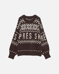 VERO MODA Strikkegenser Moritz LS O-neck - Chocolate Torte/ Birch