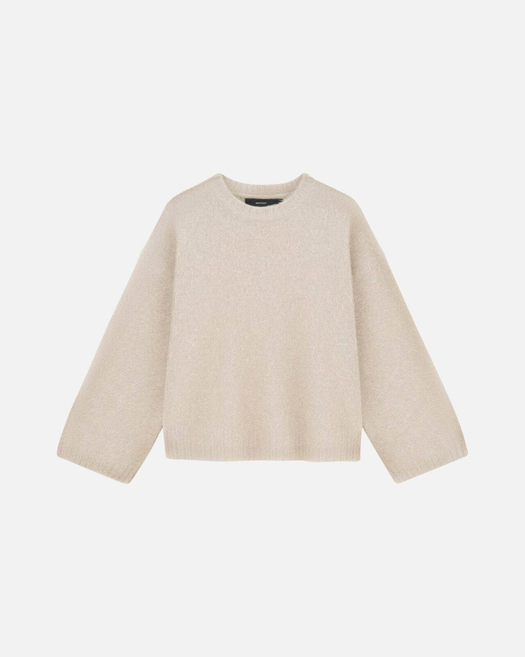 VERO MODA Strikkegenser Sage LS O-neck Pullover - Birch W. MELANGE