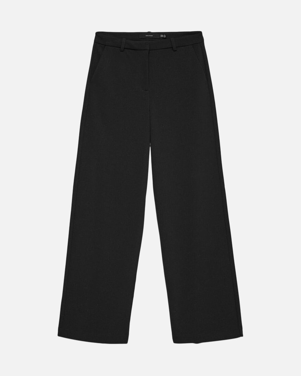 VERO MODA Bukse Zamira MW Wide Party LX - Black Glitter