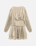 VERO MODA Kjole Polly LS Short - Fog