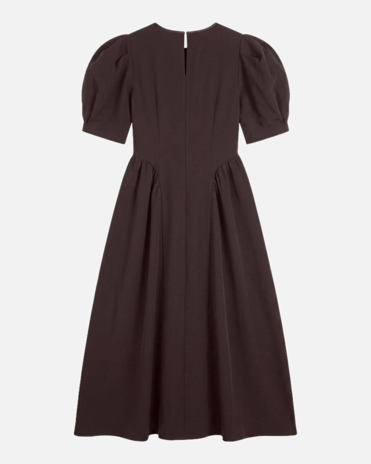 Vero Moda Maxikjole Sally Puff Sleeve Ankel - Chocolate Torte