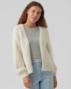 VERO MODA Strikket Cardigan Maybe LS Open - Birch