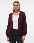 VERO MODA Strikket Cardigan Maybe LS Open - Winetasting