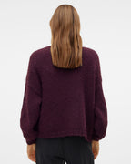 VERO MODA Strikket Cardigan Maybe LS Open - Winetasting