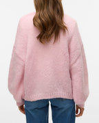 VERO MODA Strikket Cardigan Maybe LS Open - Parfait Pink