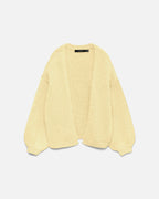 VERO MODA Strikket Cardigan Maybe LS Open - Flan