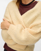 VERO MODA Strikket Cardigan Maybe LS Open - Flan
