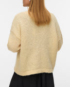 VERO MODA Strikket Cardigan Maybe LS Open - Flan