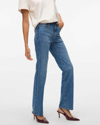VERO MODA Jeans Tessa HR Straight LI3114 - Medium Blue Denim