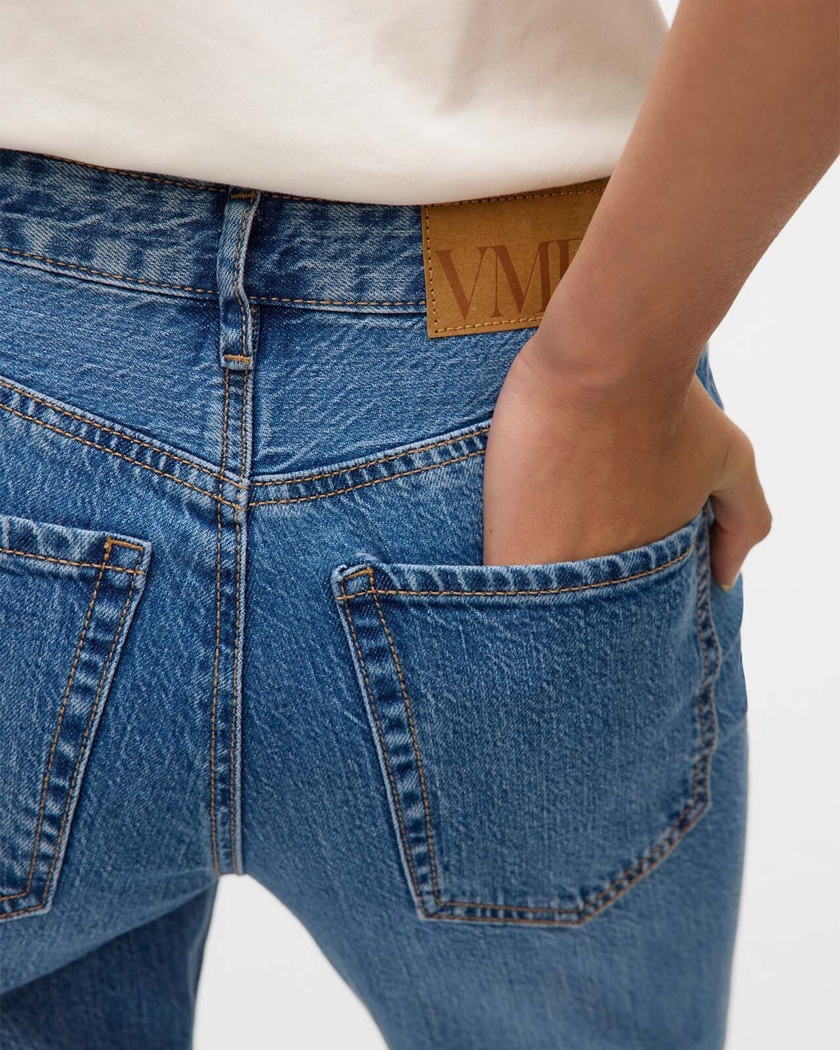 VERO MODA Jeans Tessa HR Straight LI3114 - Medium Blue Denim