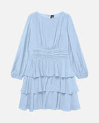 VERO MODA Kjole Lise Boatneck Short - Cashmere Blue