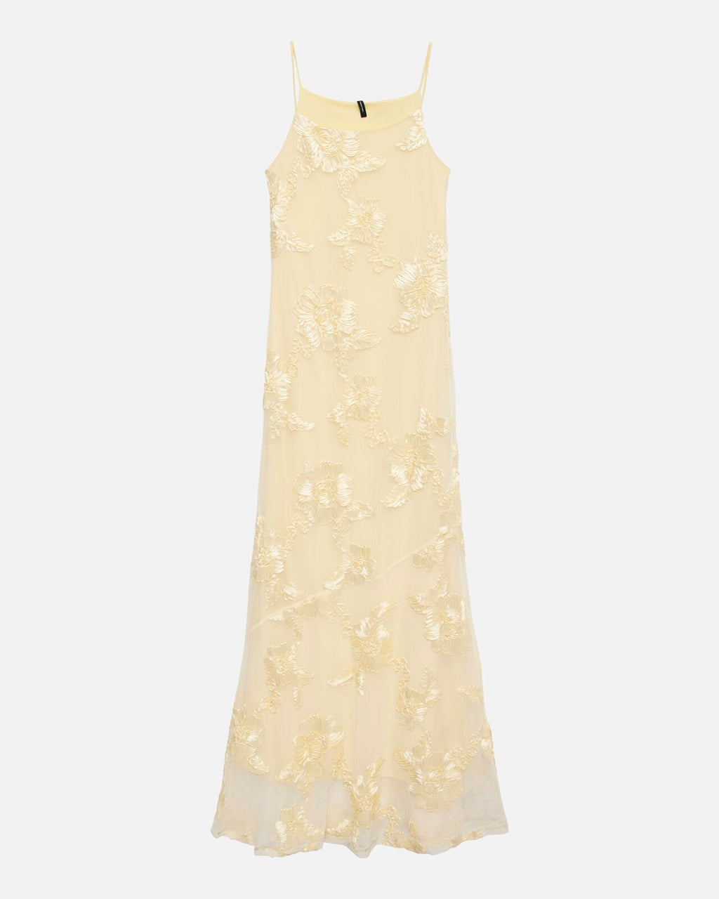 VERO MODA Maxikjole Quinn SL Maxi - Mellow Yellow