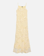 VERO MODA Maxikjole Quinn SL Maxi - Mellow Yellow
