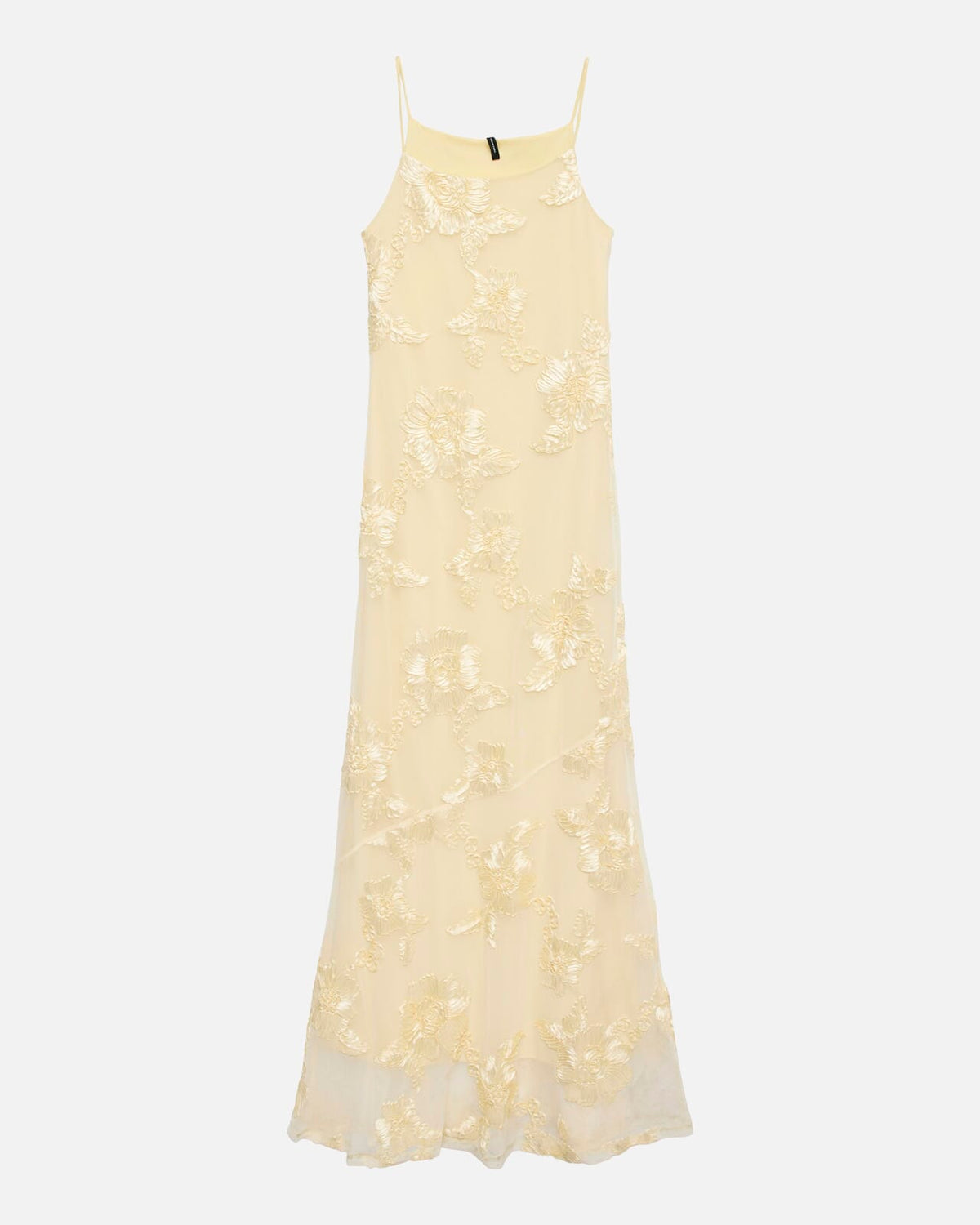 VERO MODA Maxikjole Quinn SL Maxi - Mellow Yellow