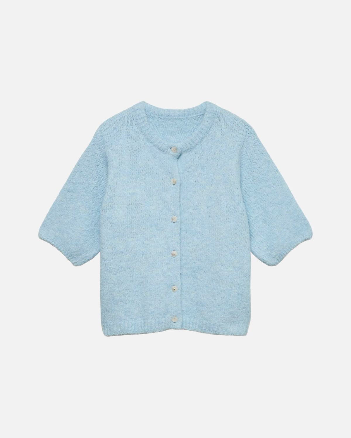 VERA MODA Strikket Cardigan Kara 2/4 O-neck Button Cardigan - Nantucket Breeze/ Melange