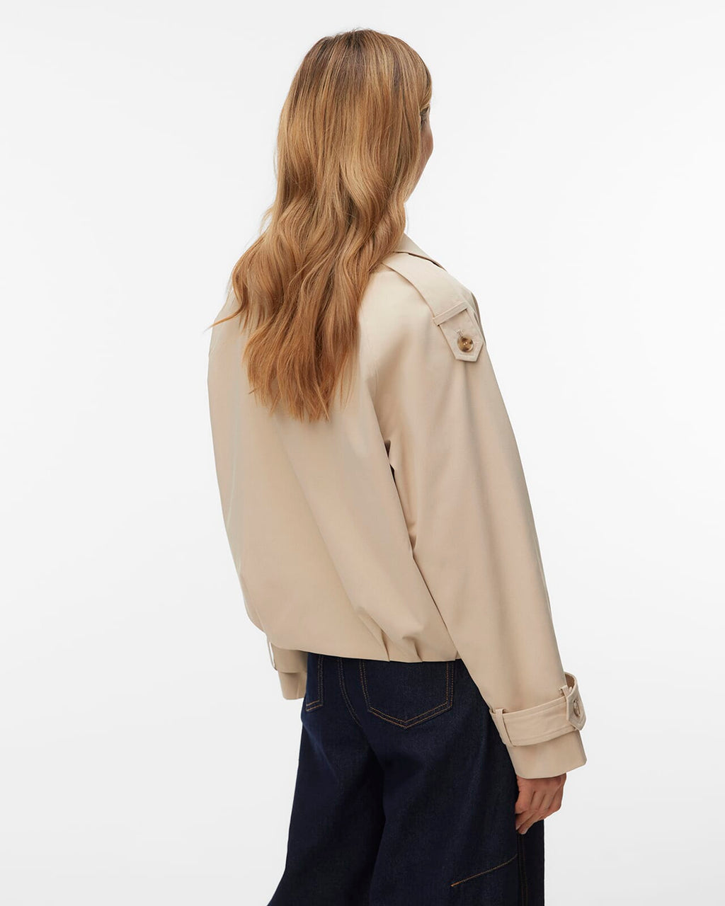 VERO MODA Jakke Chelsea Maddy Short - Cement