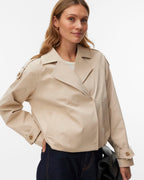 VERO MODA Jakke Chelsea Maddy Short - Cement