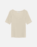 VERO MODA Topp Dream 2/4 U-neck - Whitecap Gray