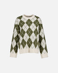 VERO MODA Strikkegenser Halo LS O-neck Pullover - Birch/ Sphagnum